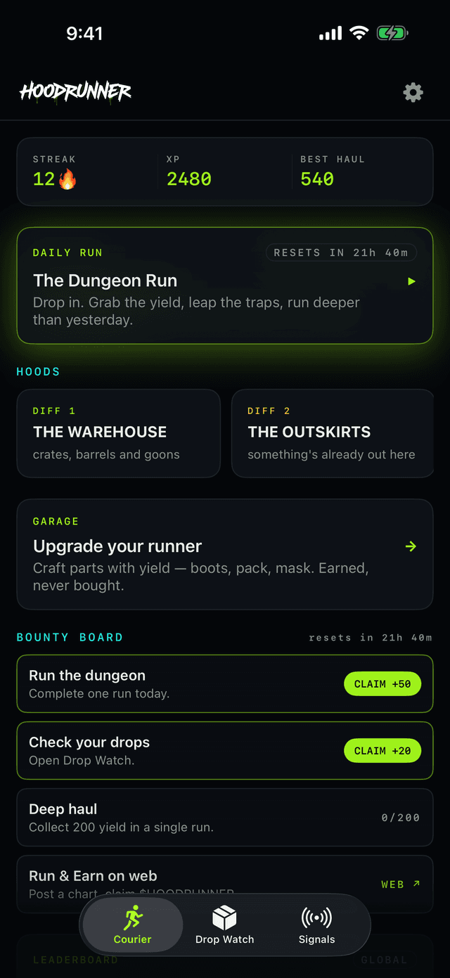 Your courier HQ